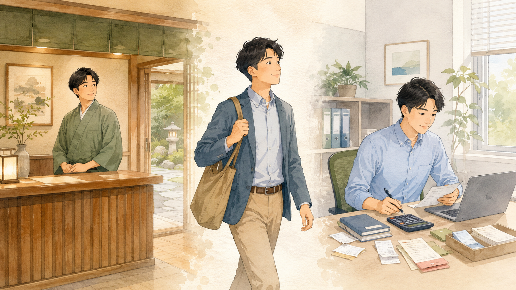 サービス職から未経験で経理職へ転職するイメージ